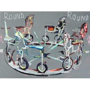 Round & Round, 60 x 80 cm
